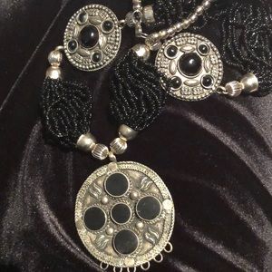 Beaded bohemian necklace